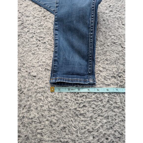 Madewell Jeans Women 28 Blue High Rise Skinny Distressed Stretch Normcore Grunge - Picture 9 of 10